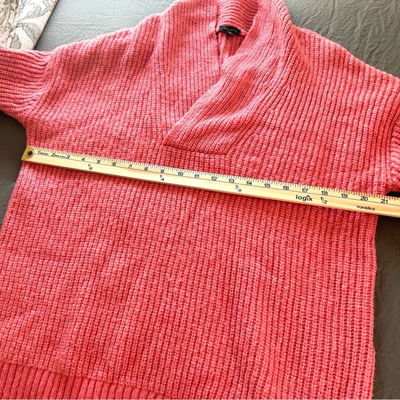 Talbots Shaker Stitch Shawl Collar Pullover. Size Large. - Picture 8 of 10